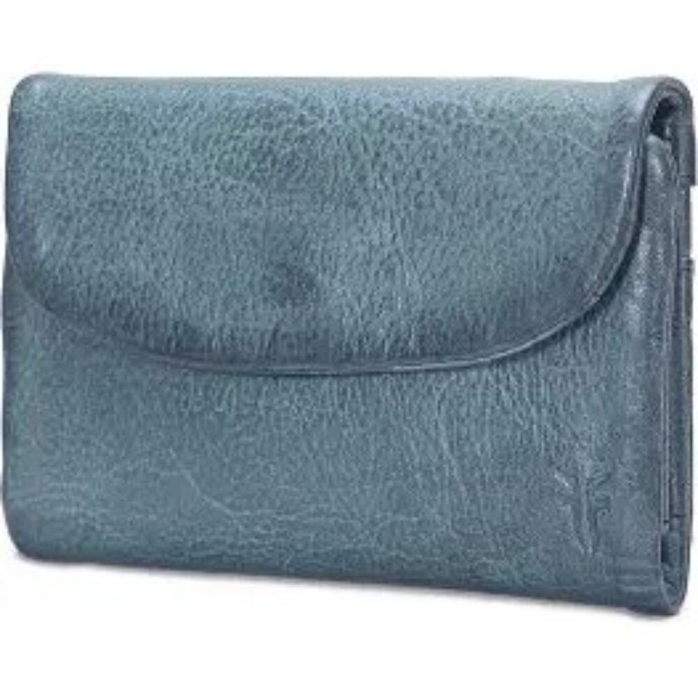 Frye $118 Nora Knotted Small Wallet Steel DB1545 NWT!